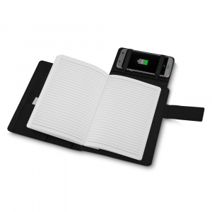 Notebook with Wireless Powerbank
