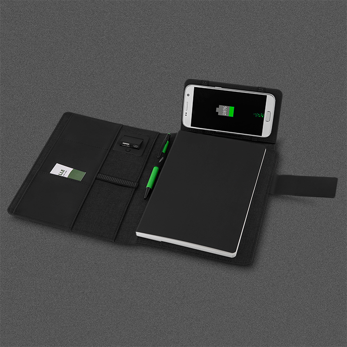 Notebook with Wireless Powerbank - PM-NB15